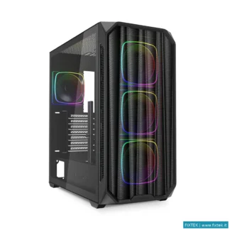 Case Sharkoon Sharkoon Case Ak5M RGB Atx Black