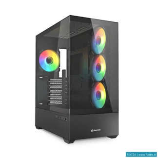 Case Sharkoon Sharkoon Case Ak6 RGB Black Atx