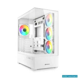 Case Sharkoon Sharkoon Case Ak6 RGB White Atx