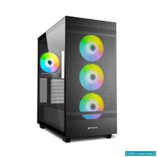 Case Sharkoon Sharkoon Case Rebel C50 Black RGB