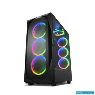 Case Sharkoon Sharkoon Case Rev300 Full-Tower, Side Glass - Black