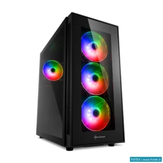 Case Sharkoon Sharkoon Case Tg5 Pro Rgb, Atx, 2XUSB 3.0, 2XUSB 2.0, 7 Slots