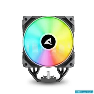 CPU Dissipatori Sharkoon Sharkoon Dissipatore Ad Aria 1X 120MM Argb Pwm Fan, 5X Copper Pipes, Direct