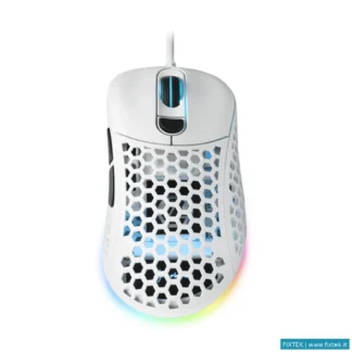 Mouse Sharkoon Sharkoon Mouse Gaming Light2-200, White, 16000 Dpi Max, Rgb, 6 Tasti, USB 1.8Mt, Bian