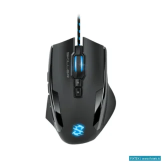Mouse Sharkoon Sharkoon Mouse Gaming Skiller-Sgm1, 1600 Dpi, Rgb, 6 Tasti Configurabili, Usb, 1.8Mt