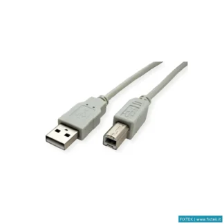 Cavi Hdmi/Vga/Dvi/Dp Secomp Standard Cavo Usb2.0 Cable, A-B, M/M, Beige, 3M