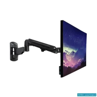 Wall Mount Lindy Supporto A Parete Per Display Con Braccio A Gas - Nero - Montaggio A Parete Di Un S