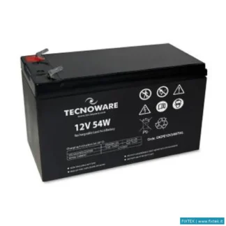 Batterie UPS Tecnoware Tecnoware Power Battery Tecnoware 12V 54W ( 11AH) Faston 6,3 Mm Long Life
