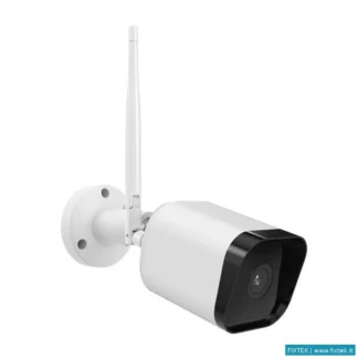 Telecamere Ip Iswi Telecamera Isiwi Wireless Square 4MPX Bullet Fissa Per Esterno Ir LED Audio Bidir