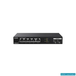 Switch E Hub Tenda Tenda Switch Unmanaged Desktop, 5*2.5Ge + 2*10G Sfp