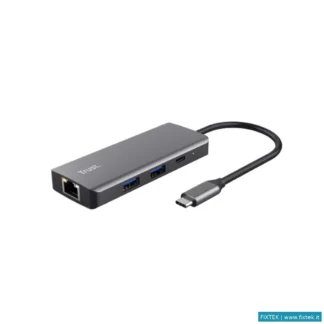 Docking Station Trust Trust Adattatore Dalyx 6-In-1 Multiporte