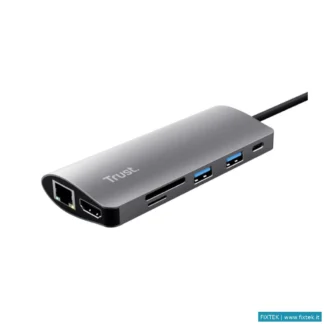 Docking Station Trust Trust Adattatore Dalyx 7-In-1 USB-C