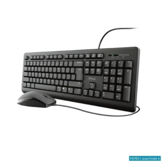 Tastiere Trust Trust Bundle Primo Tastiera + Mouse It