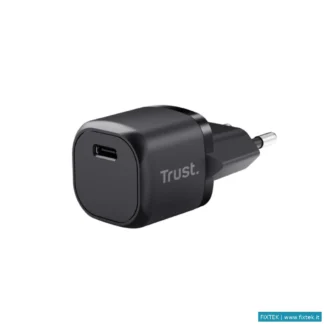Caricabatterie Trust Trust Caricabatteria Maxo 20W USB-C Nero