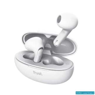 Cuffie E Microfoni Trust Trust Cuffie Yavi BT Enc, Bianco