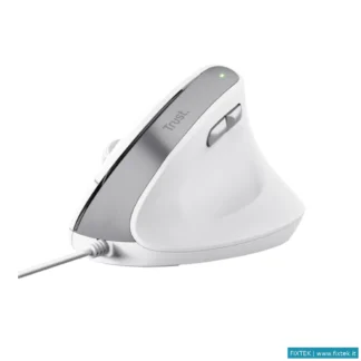 Mouse Trust Trust Mouse Ergonomico Bayo Ii, Bianco