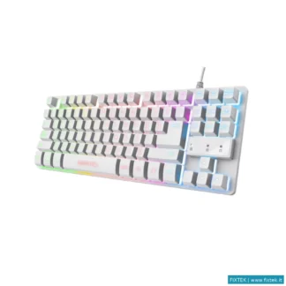 Tastiere Trust Trust Tastiera Gxt833W Thado Tkl Bianco It