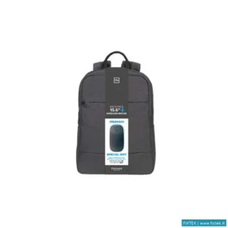 Borse Per Notebook Tucano Tucano Zaino + Mouse Wireless Bundle,Per Laptop Fino 15,6,Con Tasca Fronta