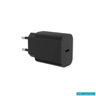 Caricabatterie Value Value Caricatore Da Parete 1 Porta Type C 25W Nero