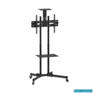 Wall Mount Value Value Carrello Tv, Telescopic Pole, Fino 50 Kg, 37" - 70"