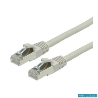 Cavi Di Rete Value Value Cavo Di Rete S/Ftp (Pimf) Patchcord Cat.6/Class E, Lsoh, Grigio, 0.5M