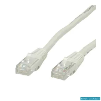 Cavi Di Rete Value Value Cavo Di Rete Utp Patchcord Cat.5E/Class D, Grigio, 0.5M