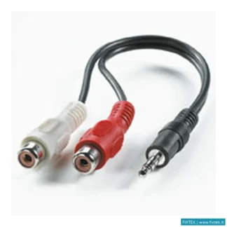 Cavi Audio Value Value Cavo Stereo Jack 3.5Mm (M) - Cinch (2X M), 0.2M