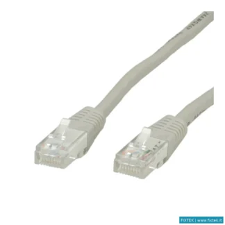 Cavi Di Rete Value Value Cavo Utp Patchcord Cat.6 Class E, Grigio, 0.5M