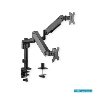 Accessori TV Value Value Staffa Da Scrivania Per Due Monitor