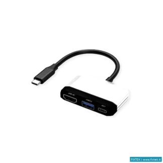 Docking Station Value Value USB Docking Station Type C, Hdmi, 4K30, 1X USB A + 1X C (Pd)