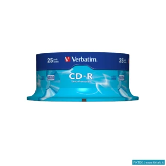 Cd Verbatim Verbatim 25 Cd-R Extra Protection 700MB 80 Min 52X Azo Cake Box