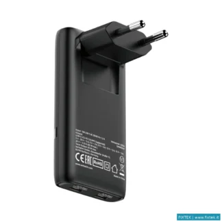 Caricabatterie Verbatim Verbatim Alimentatore Da Muro 2 Porte USB C 65W