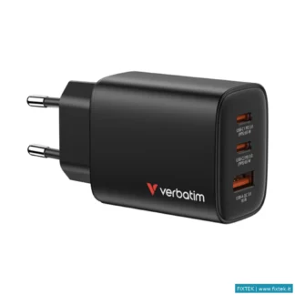 Caricabatterie Verbatim Verbatim Alimentatore Da Muro 3 Porte 65