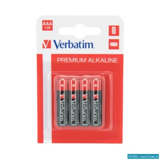 Batterie Verbatim Verbatim Alkaline Battery Aa 4-Pack (Hangcard)