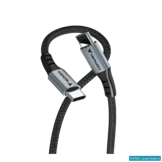 Cavi Di Alimentazione Verbatim Verbatim Cavo Sync Charge USB C To USB C 100W 120 Cm