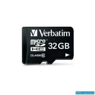 Memorie Flash Verbatim Verbatim Micro Sdhc 32GB Classe 10 + Adattatore