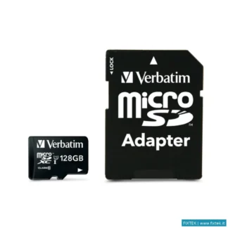 Memorie Flash Verbatim Verbatim Micro Sdxc 128GB Classe 10 + Adattatore