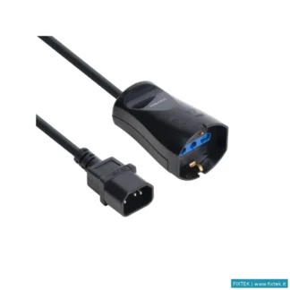 Adattatori Vultech Vultech Cavo Adattatore Di Alimentazione Iec14 Maschio A Presa Bipasso/Schuko