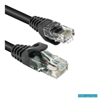 Cavi Di Rete Vultech Vultech Cavo Ethernet Utp Cat.6 2MT Nero