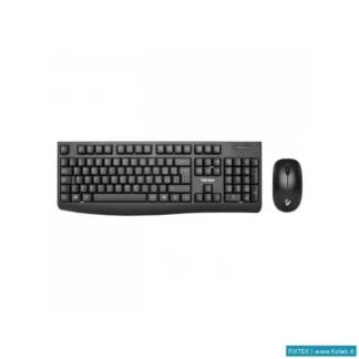 Tastiere Vultech Vultech Kit Tastiera + Mouse Wireless 2,4Ghz, 1600 Dpi Regolabili