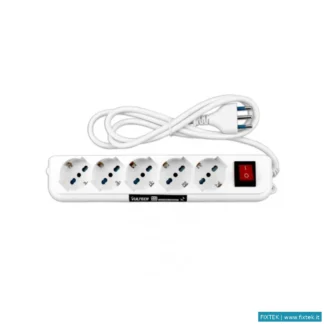 Gruppi Di Continuita Accessori UPS Vultech Vultech Multipresa Bipasso Vultech Mu-01 5 Posti Con Tast