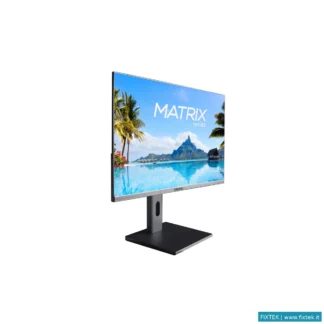 Monitor LED Yashi Yashi Monitor 23,8 LED VA 16:9 FHD 4MS 300CDM, Reg Altezza, Vga/Hdmi, Multimediale