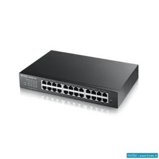 Switch E Hub Zyxel Zyxel Switch Managed 24 Porte Gigabit, Supporto Ipv6, Vlan, Design Senza Ventole