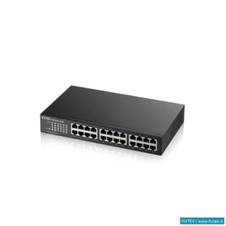 Switch E Hub Zyxel Zyxel Switch Unmanaged 24 Porte Gigabit, Design Senza Ventole, Desktop/Rack