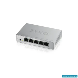 Switch E Hub Zyxel Zyxel Switch Unmanaged Plus 5 Porte Gigabit, Easy Management Per Vlan, Qos, Desig