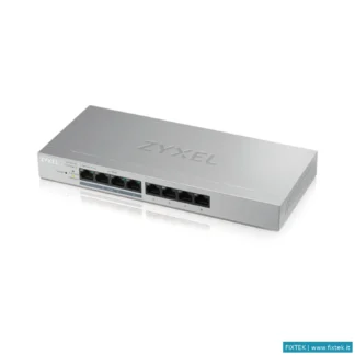 Switch E Hub Zyxel Zyxel Switch Unmanaged Plus 8 Porte Gigabit (4 Poe), Easy Management Per Vlan, Qo