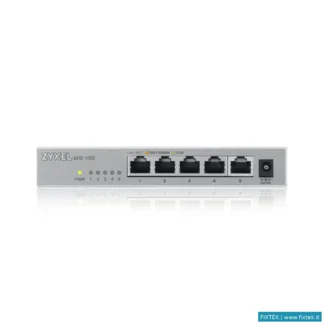 Switch E Hub Zyxel Zyxel Switch Xmg-108 Unmanaged, 5 Porte 2.5Gbe1 Porta 10GBE Sfp+, Desktop