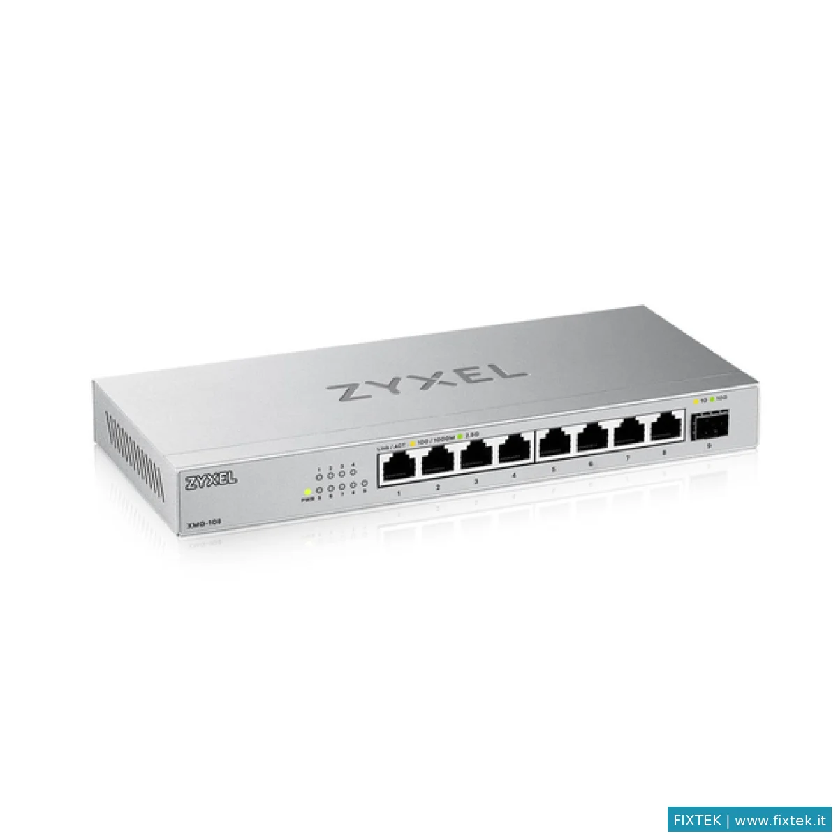 Switch E Hub Zyxel Zyxel Switch Xmg-108 Unmanaged, 8 Porte 2.5Gbe 1 Porta 10GBE Sfp+, Desktop